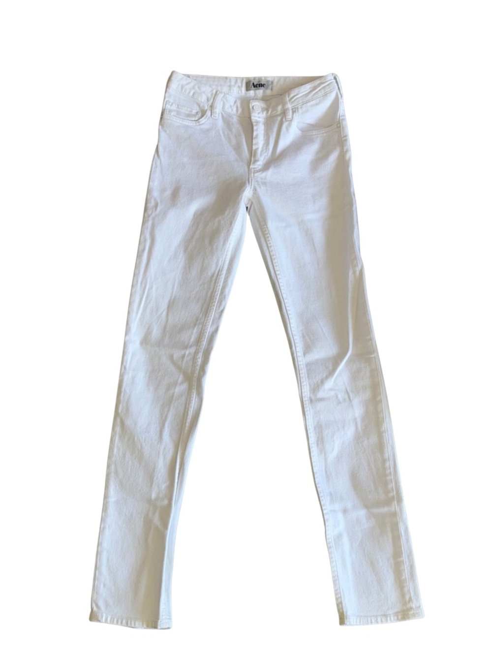 Acne Slim Skinny Jeans in White